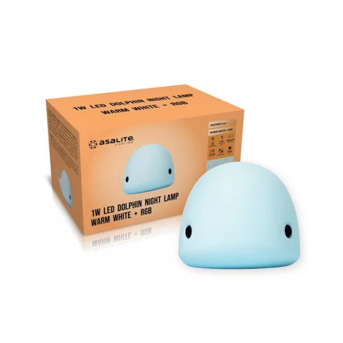 Asalite LED Éjjeli Lámpa Delfin 1W