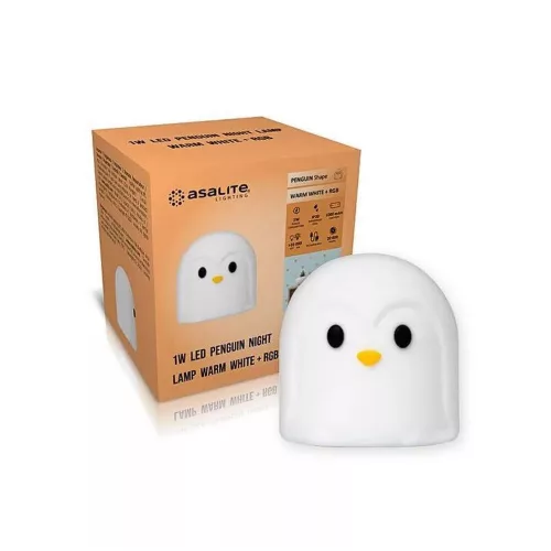 Asalite LED Éjjeli Lámpa Pingvin 1W