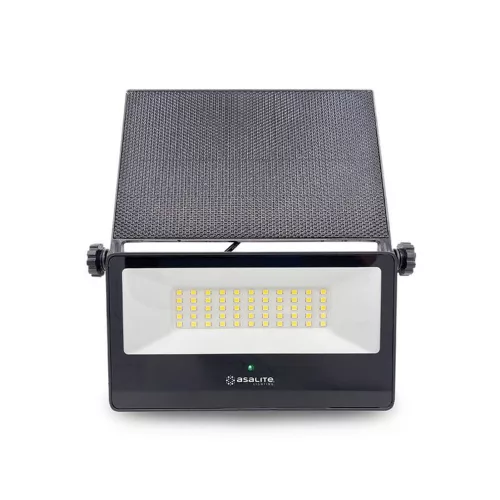 Asalite LED Napelemes Lámpa Slim 20W 4000K (1800 lumen)+Mozgásérzékelő Szenzor