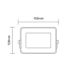 Asalite LED Reflektor Slim 30W 4500K (2700 lumen)