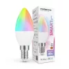Corp de iluminat LED, bec, lumânare, E14, 4.9W, RGB, CCT, reglabilă, WIFI, TUYA, Modee