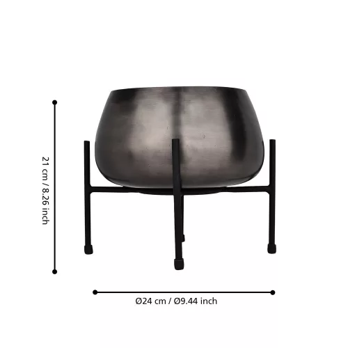 EGLO Living, 428006, SAKATA, Kaspó, Antikolt Nikkel