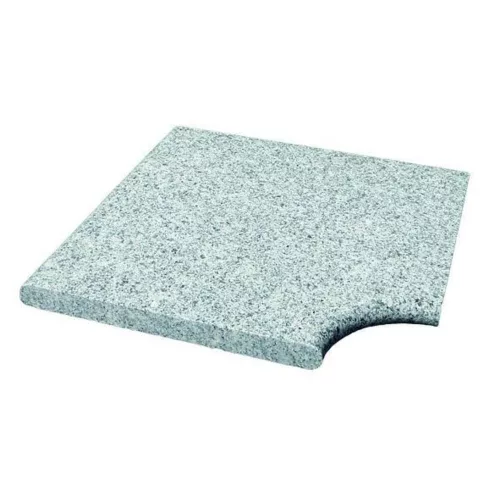 Gránit szegélykő sarok elem Sand 50 x 50 / 33 * 3 cm