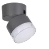 corp de iluminat LED , exterior , de perete , orientabil , 9.5W , RGB , CCT , reglabil , gri , IP44 , LUTEC CONNECT , DROPSI