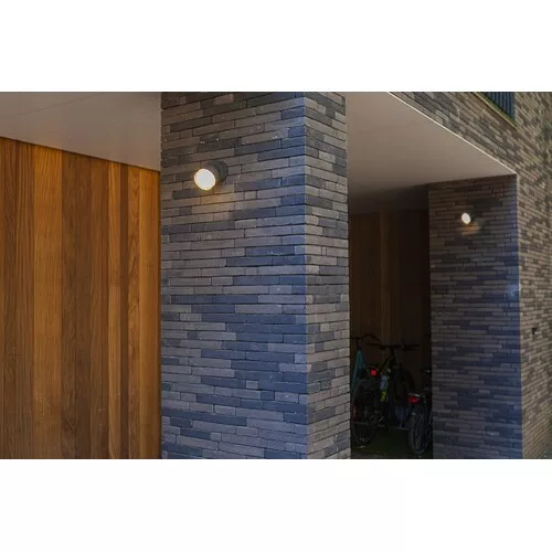 corp de iluminat LED , exterior , de perete , orientabil , 9.5W , RGB , CCT , reglabil , gri , IP44 , LUTEC CONNECT , DROPSI