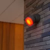 corp de iluminat LED , exterior , de perete , orientabil , 9.5W , RGB , CCT , reglabil , gri , IP44 , LUTEC CONNECT , DROPSI