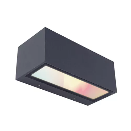 LED lámpatest , oldalfali , 16W , RGB , CCT , dimmelhető , kültéri , IP54 , LUTEC CONNECT , GEMINI
