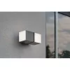 LED lámpatest , oldalfali , 2 irányú , 19W , meleg fehér , sötét szürke , kültéri , IP54 , LUTEC , CUBA