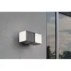 LED lámpatest , oldalfali , 2 irányú , 23W , természetes fehér , sötét szürke , kültéri , IP54 , LUTEC , CUBA