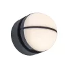 corp de iluminat LED , lateral de perete , 2 direcții , 13W , cald alb , negru , exterior , IP54 , LUTEC , EKLIPS
