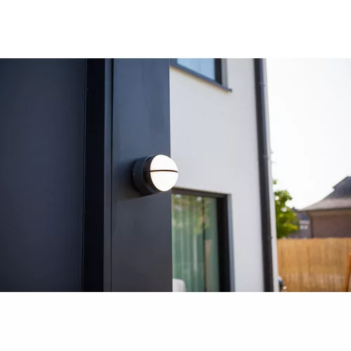 corp de iluminat LED , lateral de perete , 2 direcții , 13W , cald alb , negru , exterior , IP54 , LUTEC , EKLIPS