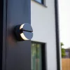 corp de iluminat LED , lateral de perete , 2 direcții , 13W , cald alb , negru , exterior , IP54 , LUTEC , EKLIPS