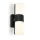 corp de iluminat LED , lateral de perete , 2 direcții , 15W , cald alb , negru , exterior , IP54 , LUTEC , CYRA