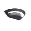 corp de iluminat LED , lateral de perete , 7W , natural alb , gri , exterior , IP54 , LUTEC , GHOST