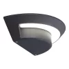 corp de iluminat LED , lateral de perete , 7W , natural alb , gri , exterior , IP54 , LUTEC , GHOST