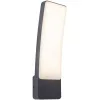 LED lámpatest , oldalfali , 18W , természetes fehér , szürke , IP54 , LUTEC , KIRA