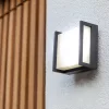 LED lámpatest , oldalfali , 8.5W , meleg fehér , fekete , kültéri , IP54 , LUTEC , QUBO