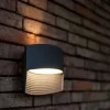 LED lámpatest , oldalfali , 2 irányú , 11W , meleg fehér , szürke , kültéri , IP54 , LUTEC , LOTUS
