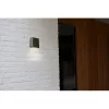 LED lámpatest , oldalfali , 1 irányú , 9W , természetes fehér , acél , kültéri , IP54 , LUTEC , GEMINI XF