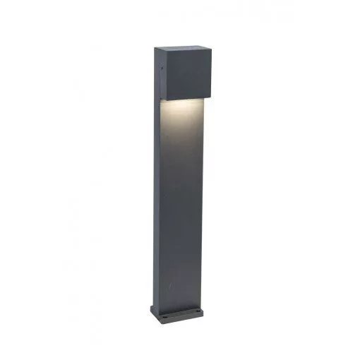 Led corp de iluminat , lampă de podea , închis gri , 9 Watt , natural alb , exterior , IP54 , LUTEC, GEMINI XF