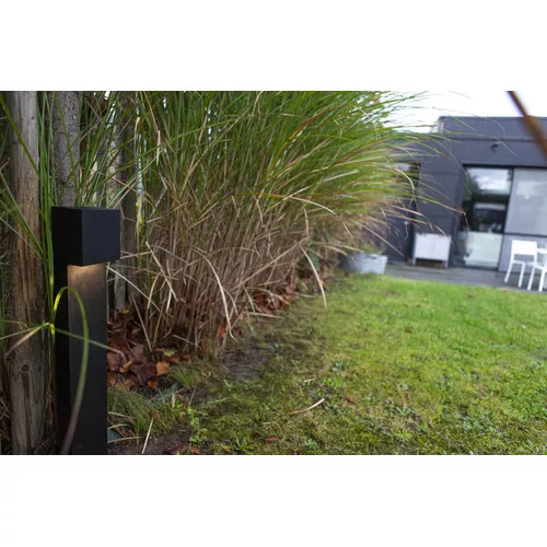 Led corp de iluminat , lampă de podea , negru , 9 Watt , cald alb , exterior , IP54 , LUTEC, GEMINI XF