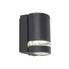 LED lámpatest , oldalfali , GU10 foglalat , sötét szürke , kültéri , IP44 , LUTEC , FOCUS