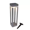 Led corp de iluminat , de podea , exterior , 1W , solar , reglabil , cald alb , IP44 , gri , LUTEC , TABLE CUBE
