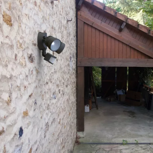 Led proiector , 12W , cu senzor de mișcare , rece alb , 5000K , exterior , IP54 , LUTEC , SHRIMP