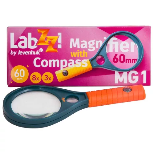 Levenhuk LabZZ MG1 cu busolă echipat mărește
