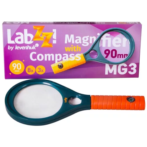 Levenhuk LabZZ MG3 cu busolă echipat lupă