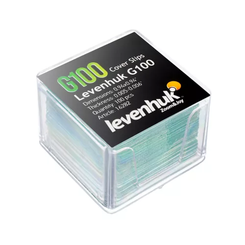Levenhuk G100 lamele de acoperire (100 bucăți)