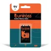 Uniross Féltartós 9V Elem (6F22) B1