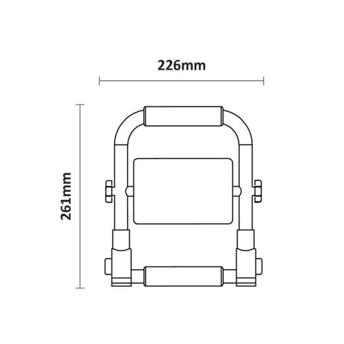 Asalite LED Hálózati Munkalámpa 30W 6500K (2700 lumen)