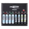 ANSMANN akkumulátortöltő 8xAA / AAA NiMH akku töltéséhez és kisütéséhez - 8-utas, USB, csepptöltés