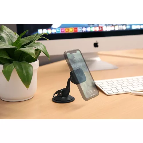 ANSMANN Suport smartphone cu ventuză, pe parbriz montabil/magnetic