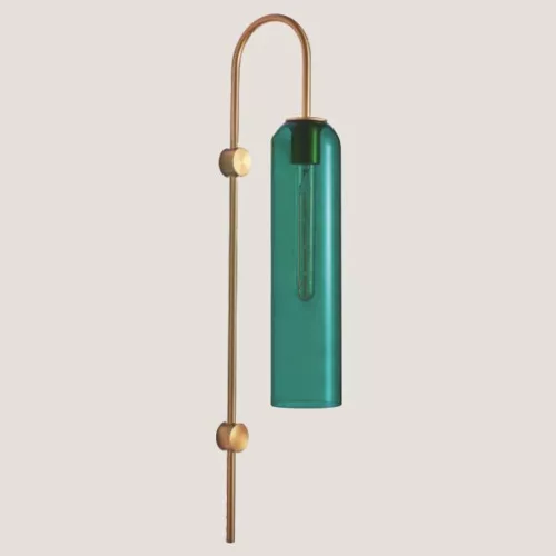 ARTE ILLUMINA CALLIOPE Fali kar MOUNTED E27 10X70 Zöld - GOLD, Eurolamp, 997528