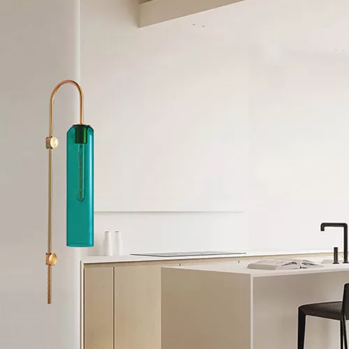 ARTE ILLUMINA CALLIOPE Fali kar MOUNTED E27 10X70 Zöld - GOLD, Eurolamp, 997528