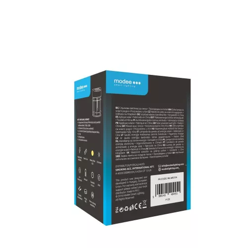 LED szolár napelemes fali lámpa, 2700K, 50lm, ABS-polipropilén, IP44, Modee, ML-WS134
