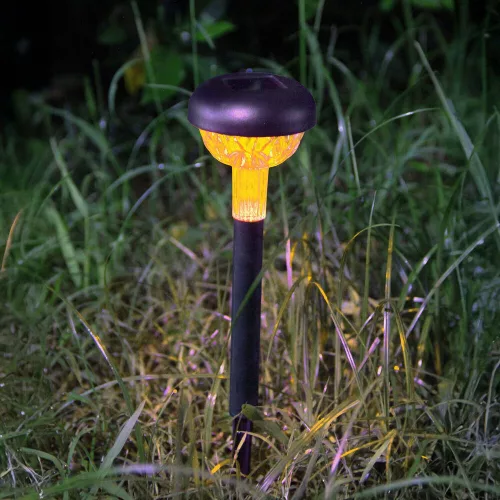 LED szolár napelemes leszúrható lámpa, RGB, műanyag, IP44, Modee, ML-GS027