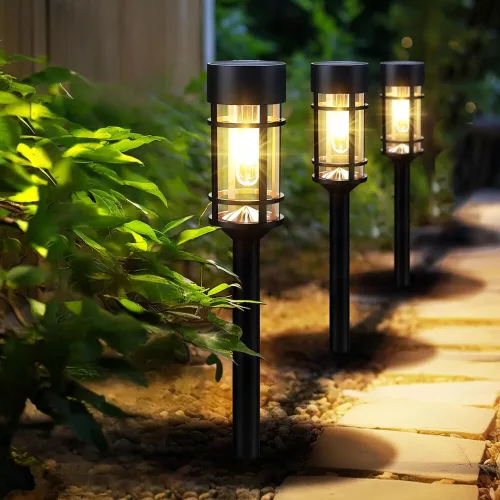 LED szolár napelemes leszúrható lámpa, 3000K, műanyag, IP44, Modee, ML-GS040