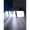 LED szolár napelemes reflektor, 6500K, 650lm, ABS-polipropilén, IP44, mozgásérzékelő szenzor, Modee, ML-WS137