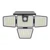 LED szolár napelemes reflektor, 6500K, 750lm, ABS-polipropilén, IP44, mozgásérzékelő szenzor, Modee, ML-WS138