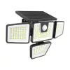 LED szolár napelemes reflektor, 6500K, 750lm, ABS-polipropilén, IP44, mozgásérzékelő szenzor, Modee, ML-WS138