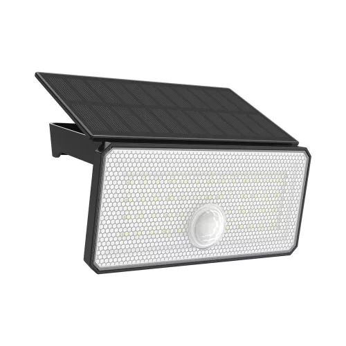 LED szolár napelemes reflektor, 6500K, 500lm, ABS-polipropilén, IP44, mozgásérzékelő szenzor, Modee, ML-WS139