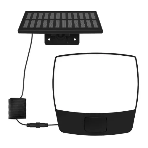 LED szolár napelemes reflektor, 6500K, 700lm, ABS-polipropilén, IP44, mozgásérzékelő szenzor, Modee, ML-WS140
