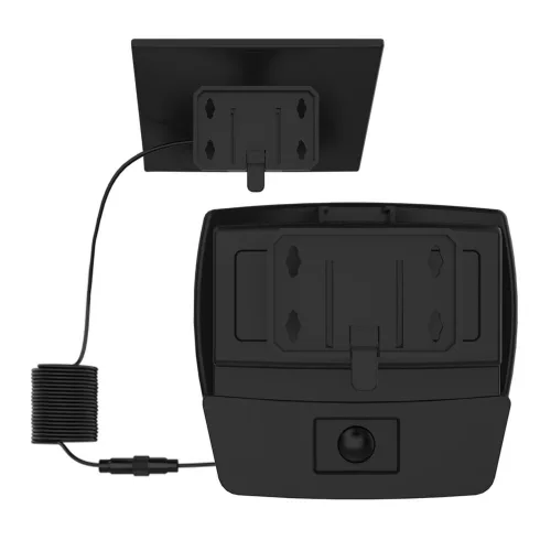 LED szolár napelemes reflektor, 6500K, 700lm, ABS-polipropilén, IP44, mozgásérzékelő szenzor, Modee, ML-WS140