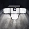 LED szolár napelemes reflektor, 6500K, 1500lm, ABS-polipropilén, IP44, mozgásérzékelő szenzor, Modee, ML-WS141