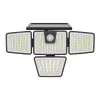 LED szolár napelemes reflektor, 6500K, 1500lm, ABS-polipropilén, IP44, mozgásérzékelő szenzor, Modee, ML-WS141
