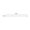tub LED T8 9W 60cm 4000K LED2B, alb natural, 900lm, CRI≥80, KOBI-001318