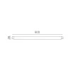 tub LED T8 9W 60cm 6500K LED2B, alb rece, 900lm, CRI≥80, KOBI-001320